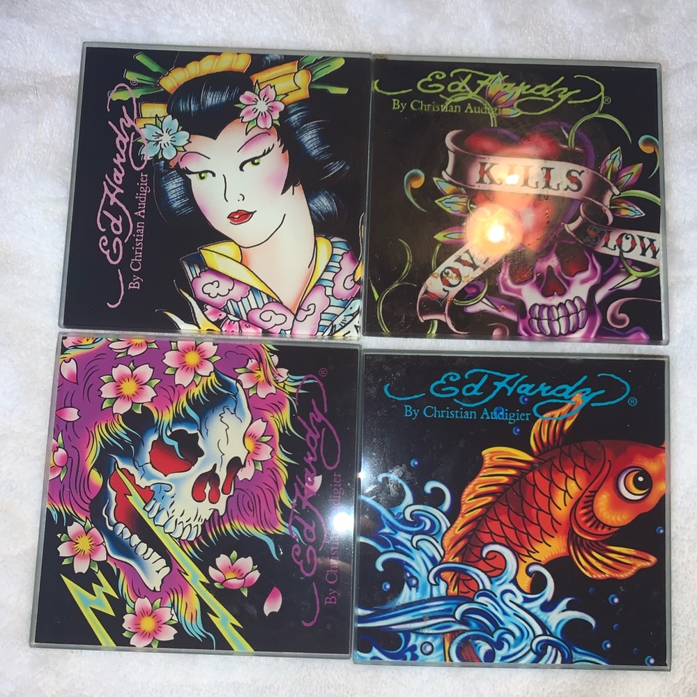 Ed Hardy coasters